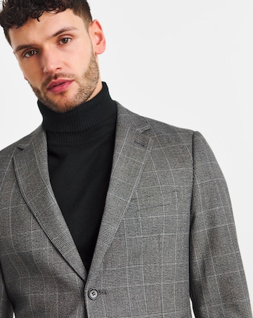 Regular Fit Prince of Wales Jacket
