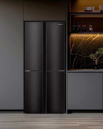 Fridgemaster MQ79394EB American Fridge Freezer- E Rated 175 CM