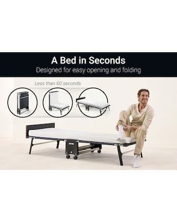 Jay-Be Rollaway Folding Bed with Memory Mattress - Single