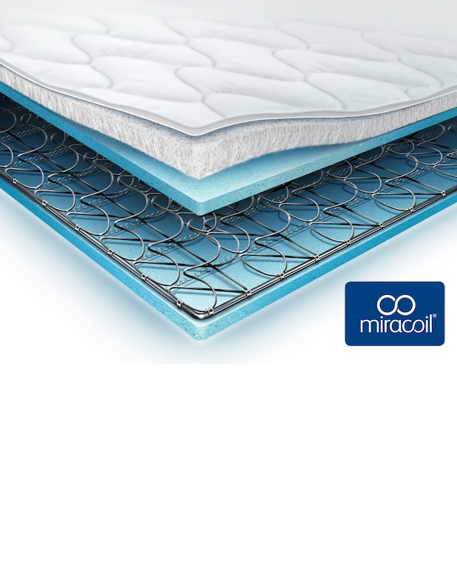Silentnight Miracoil Mattress Divan Set with 4 Drawers