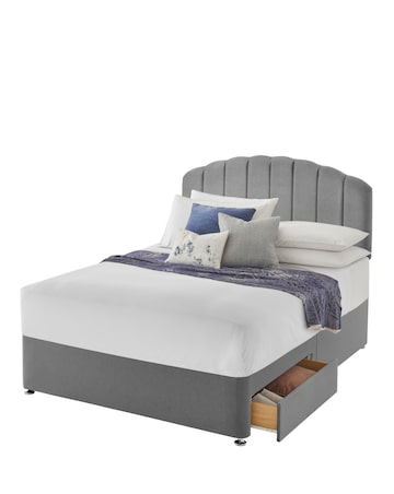 Silentnight Fabric 2 Drawer Divan Base Only