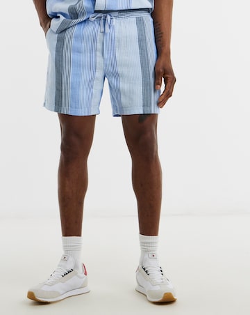 Tommy Jeans Textured Stripe Short - Blue