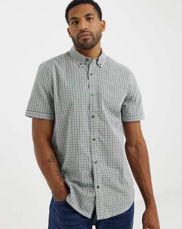 Oxford Check Short Sleeve Shirt