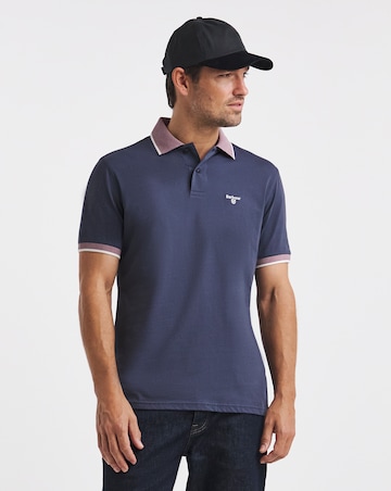 Barbour Short Sleeve Cornsay Polo Shirt - Washed Navy