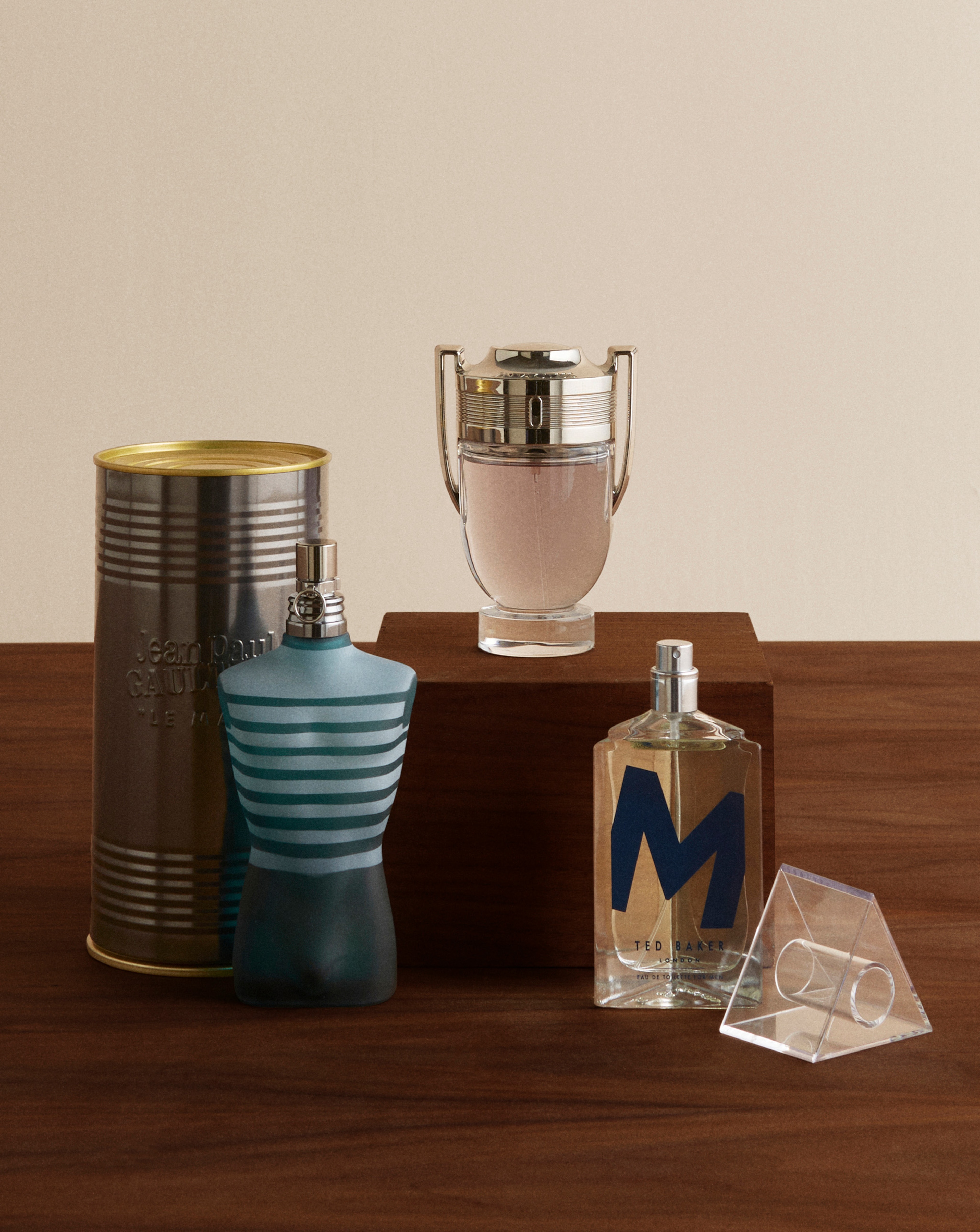 A selection of male fragrances