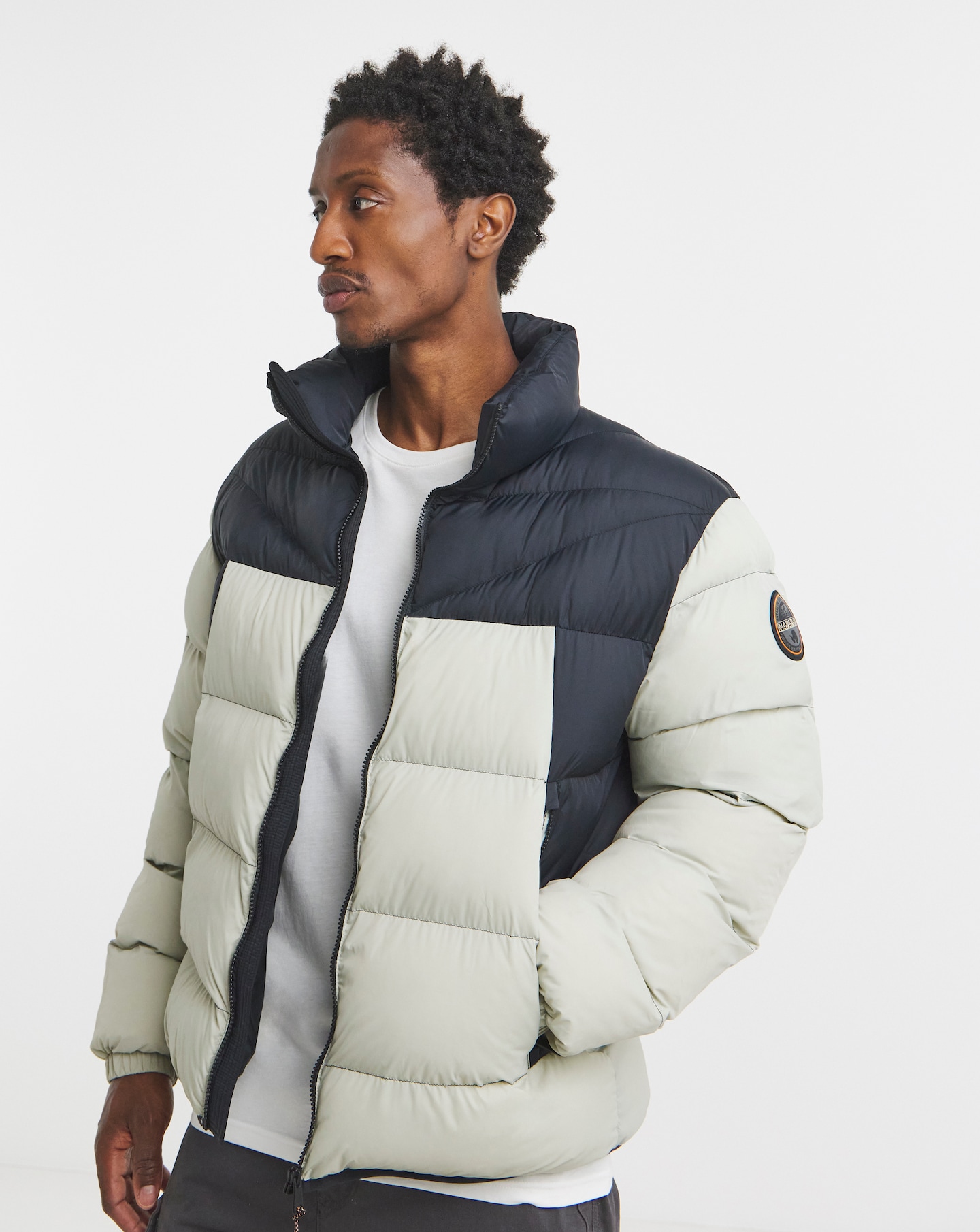 Napapijri Rainforest Full Zip Jacket - Navy | Jacamo