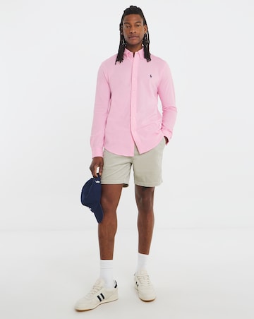 Polo Ralph Lauren Long Sleeve Stretch Mesh Shirt - Pink