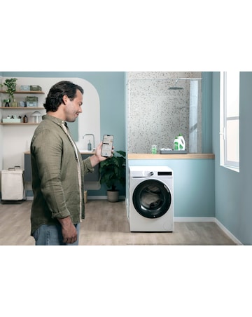 Hoover Pro Wash 3 HBR 411BL9-80 11kg WiFi Washing Machine - 1400 rpm - White