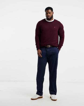 Polo Ralph Lauren Merino Wool Crew Jumper -Wine