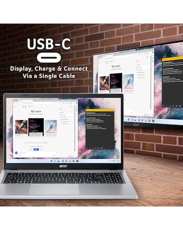 Acer Aspire Go 15 Laptop - 15.6in AMD Ryzen 3 8GB 256GB