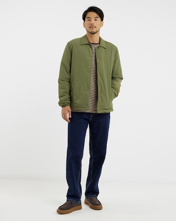 Khaki Shower Resistant Lightweight Padded Jacket