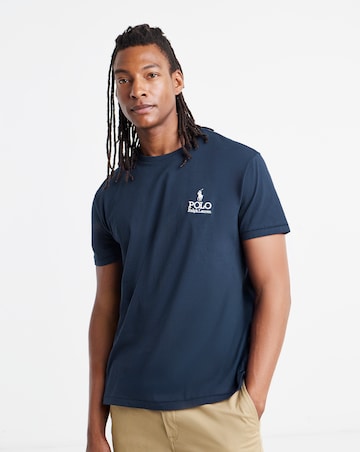 Polo Ralph Lauren Short Sleeve Chest Logo T-Shirt - Navy