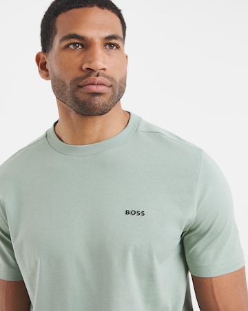 BOSS Short Sleeve Chest Logo T-Shirt - Sage