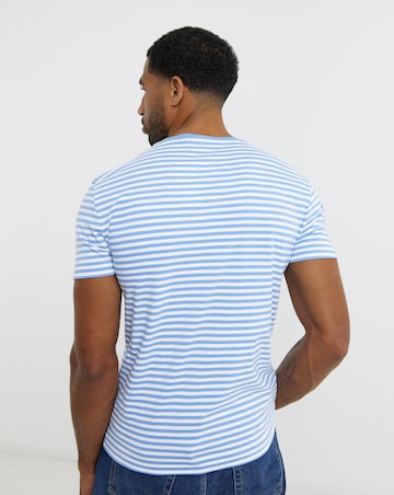 Polo Ralph Lauren Short Sleeve Stripe T-Shirt - Blue/White