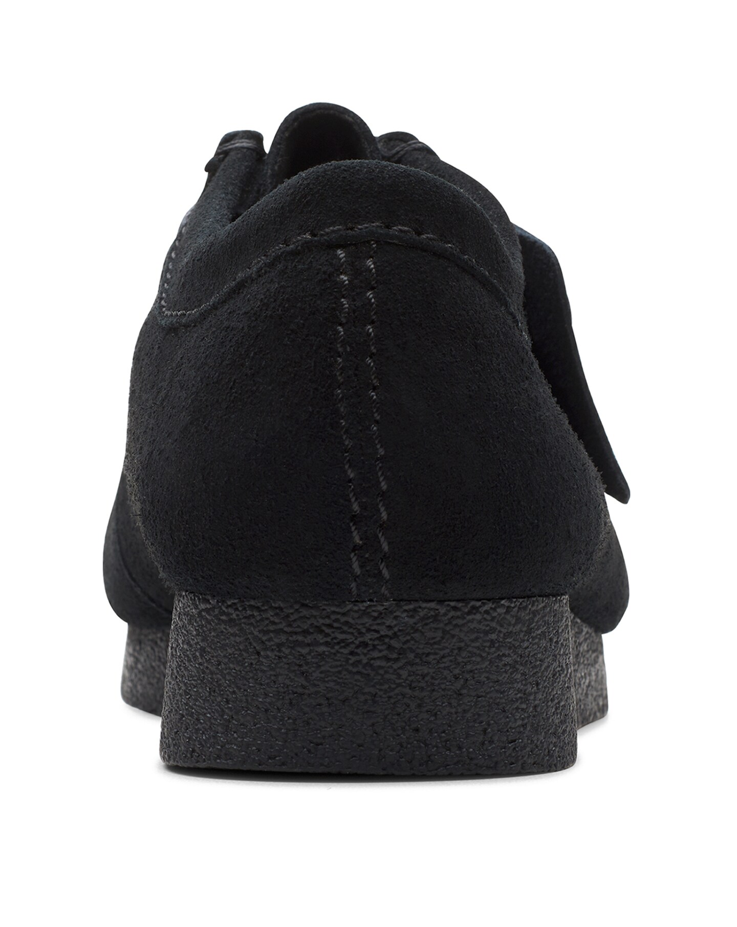 Clarks Wallabee EVO Shoe - Black Suede | Jacamo