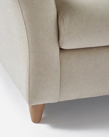 Clover Fabric Scatterback Snuggle Chair