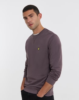 Lyle & Scott Classic Crew Neck Sweatshirt-Espresso