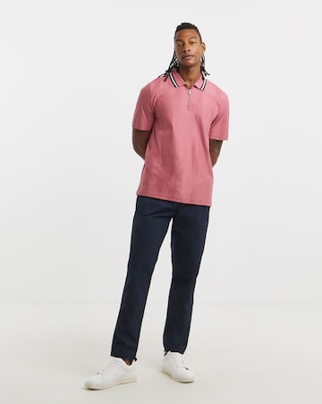Ted Baker Zip Neck Orbite Polo Shirt