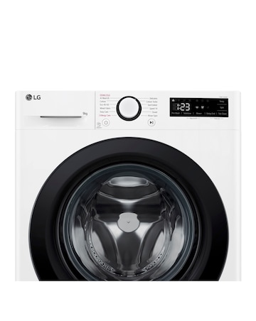 LG F2Y509WBLN1 9kg Washing Machine 1200rpm White - A Rated