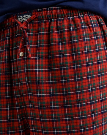 Polo Rlaph Lauren Plaid Pyjama Gift Set - Navy/Red