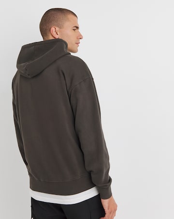Garment Dyed Relax Fit Overhead Hoodie