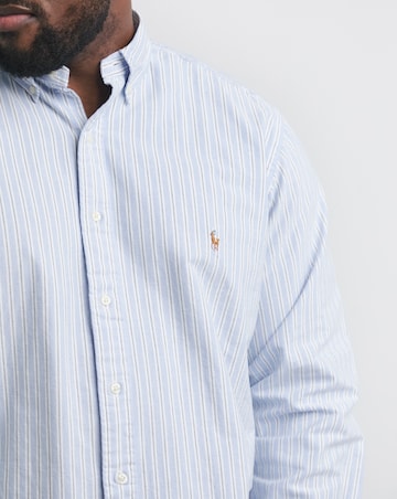 Polo Ralph Lauren Blue Striped Classic Oxford Shirt