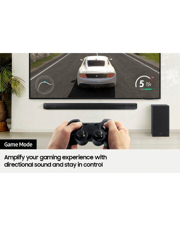 Samsung UE70DU7100KXXU 70in 4K HDR LED Smart TV & HW-C400 40W Soundbar Bundle