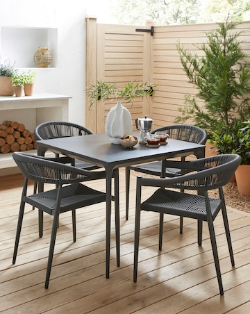 Sicily Sintered Stone 4 Seater Dining Set