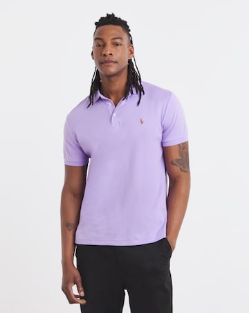 Polo Ralph Lauren Short Sleeve Soft Cotton Polo - Purple