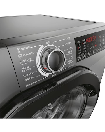 Hoover H-WASH 350 H3WPS4126TAMBR80, 12kg, Washing Machine, Graphite + install