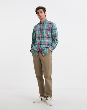 Polo Ralph Lauren Classic Check Oxford Shirt - Green/Red
