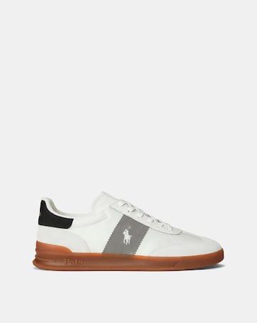 Polo Ralph Lauren Heritage Aera Trainer - Off White/Grey