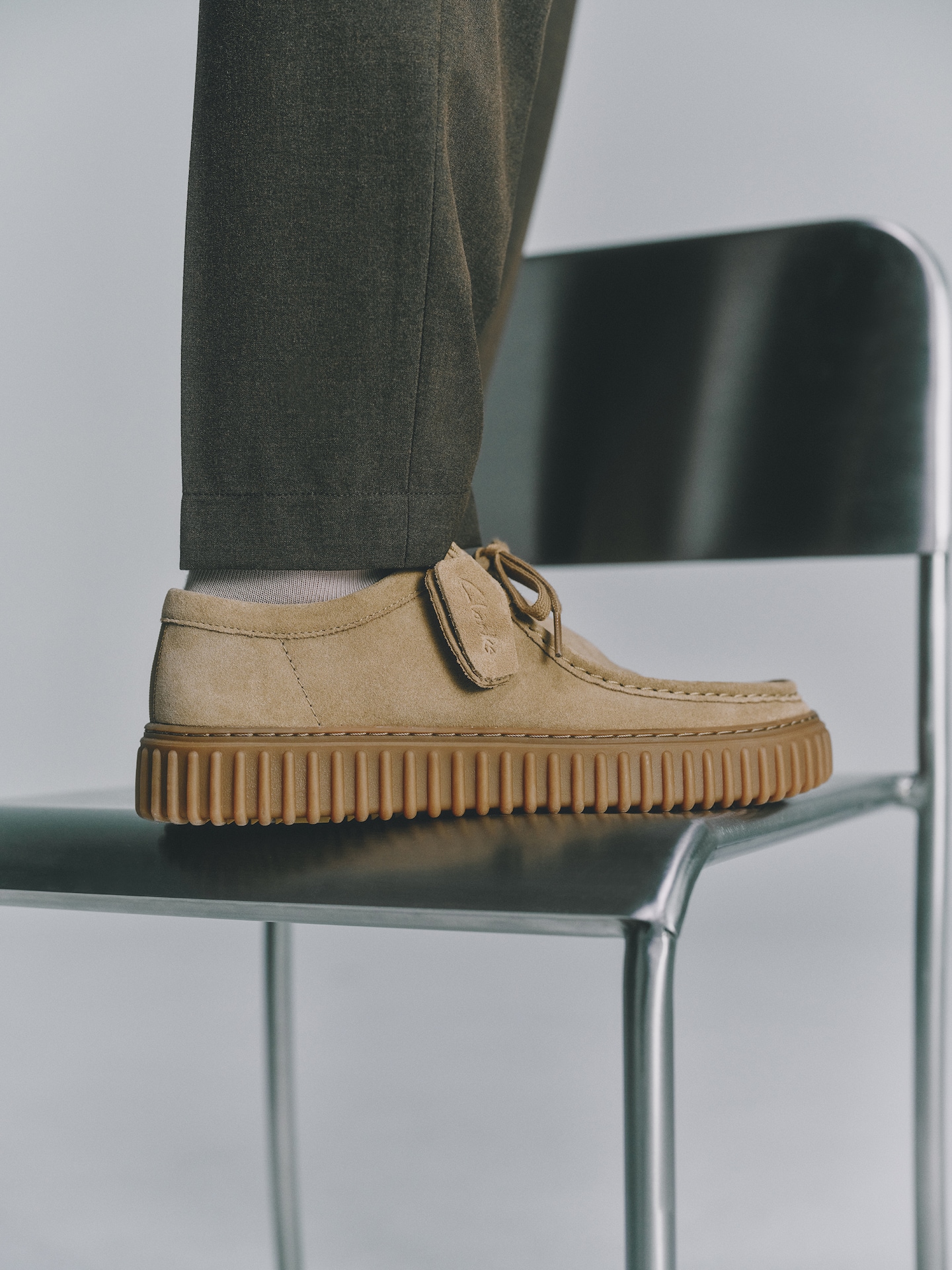 Suede shoes from Clarks