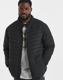 Jack &amp; Jones State Packable Puffer Coat - Black