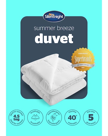 Silentnight Summer Breeze 4.5 Tog Duvet