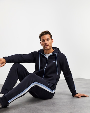 BOSS Navy Side Stripe Tracksuit