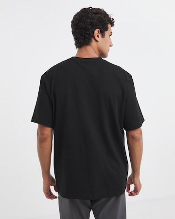 BOSS Short Sleeve Relax Fit Logo T-Shirt - Black