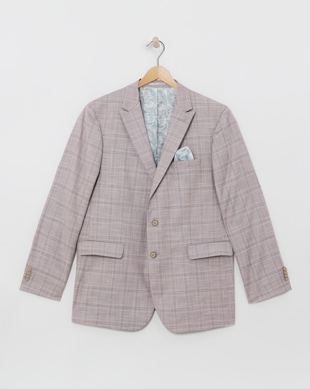 Check Suit Jacket