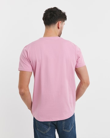 Pure Cotton Crew Neck T-Shirt- Pink