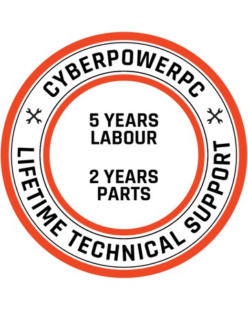 CyberPowerPC Ark Gaming PC - Intel Core i5-14400 RTX 5060 16GB RAM 1TB NVMe SSD