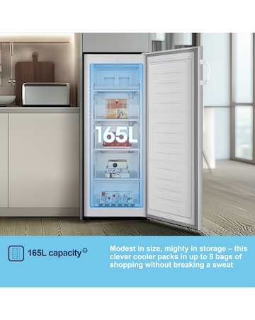 Fridgemaster MTZ55153E Upright Freezer E Rated