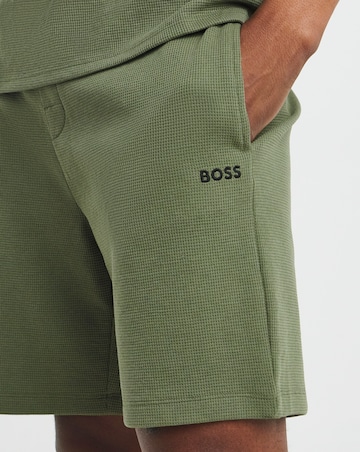 BOSS Waffle Lounge Short - Green