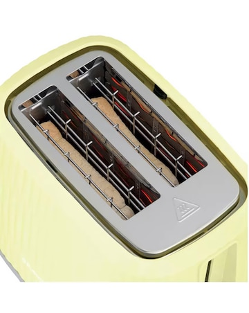 Russell Hobbs Eden Kettle and 2 Slice Toaster Lemon Bundle