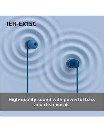 SONY IER-EX15C USB-C Wired Earphones - White