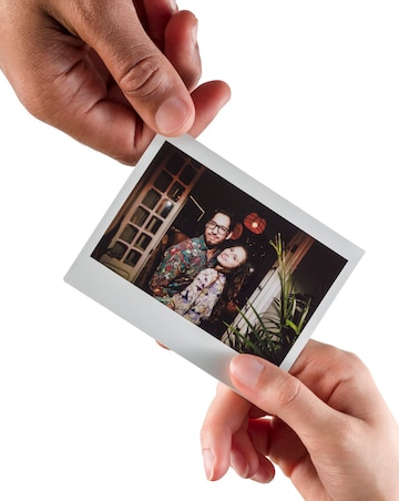 Fujifilm Instax Link Wide Printer with 40 Shot Film Pack - Ash White