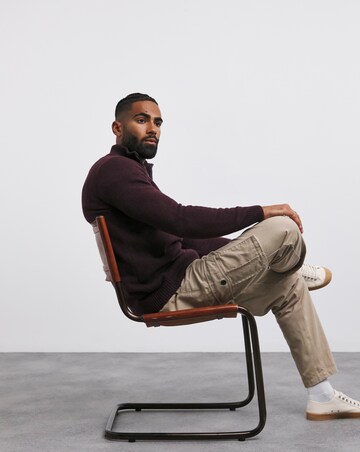 Burgundy Lambswool 1/4 Zip