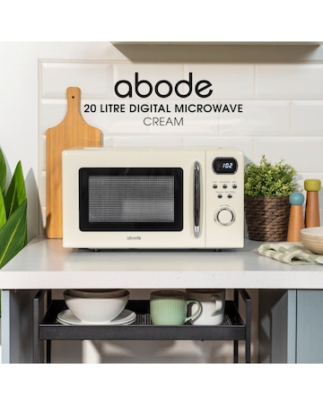 Abode AMD2004C 20L Digital Microwave - Cream