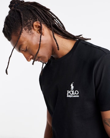 Polo Ralph Lauren Short Sleeve Chest Logo T-Shirt - Black