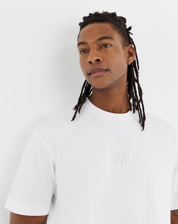 BOSS Short Sleeve BB Logo T-Shirt - White