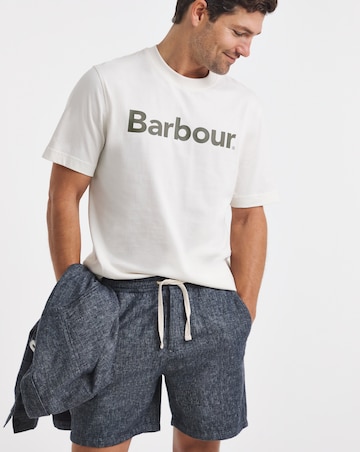 Barbour Stillwater Linen Blend Short - Navy